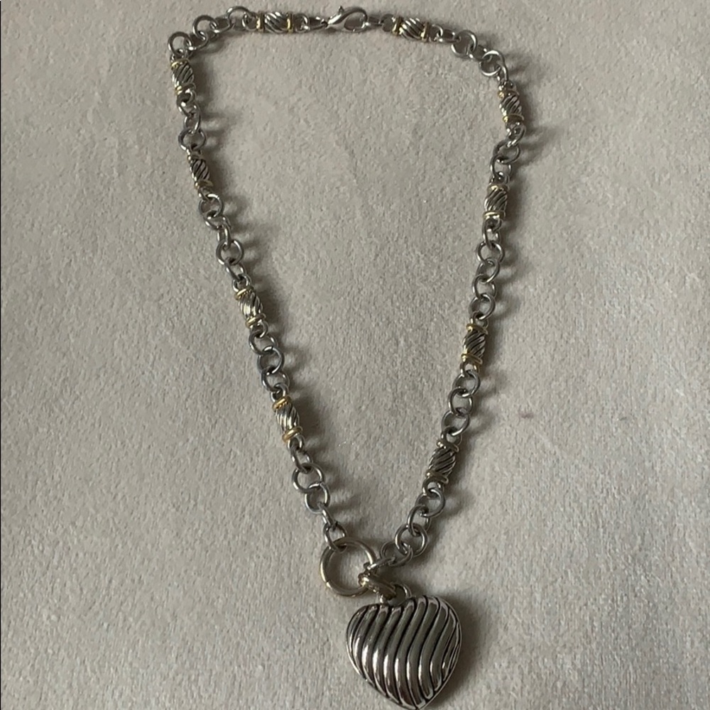 Brighton Yurman inspired heart necklace